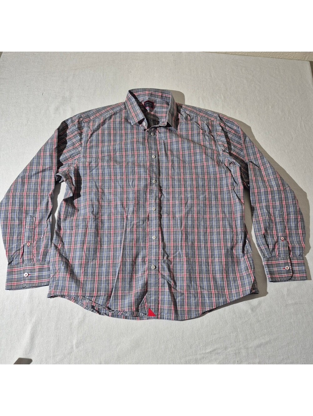 UNTUCKit mens plaid XXL 2XL button-up shirt golf